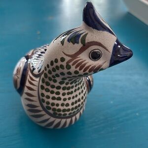 Set of 2 Mexican Quails, hand painted. Beautiful craftsmanship and coloring